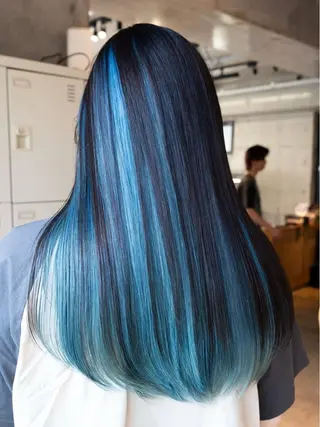 カラー 韓国レイヤー艶カラー HAYATOのヘアスタイル