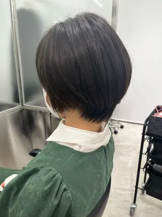 ショート 梅田茶屋町ヘッドスパ ＆艶カラー　りほのヘアスタイル