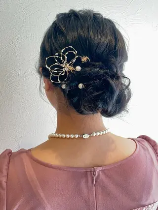 セミロング ヘアアレンジ 札幌 ヘアアレンジ 🍎 タナカセリナのヘアスタイル