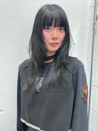 セミロング Pia ツボイ ケイタのヘアスタイル