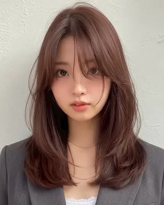 セミロング あーや / FIXのヘアスタイル