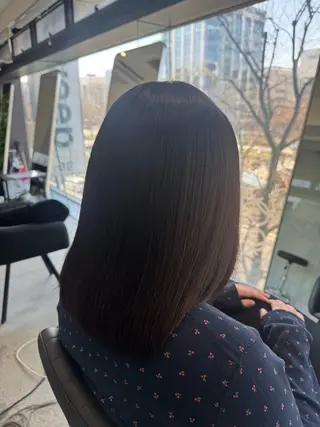 セミロング 髪質改善✨️柴田 妃菜🧸のヘアスタイル