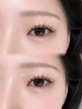 マツエク・マツパ miyu🩰🫧 梅田茶屋町Senelのマツエク・マツパデザイン