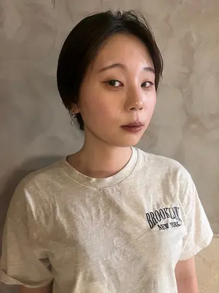 ショート くるみ🩰/ボブ レイヤー/暖色カラーのヘアスタイル