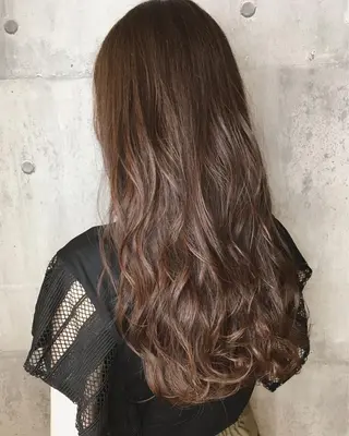 ロング カラー 田室 和幸 河原町のヘアスタイル