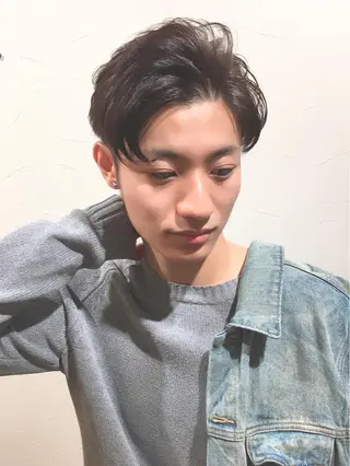 ショート メンズ 柔らか垢抜けカラーと カット🫧ASUKAのヘアスタイル