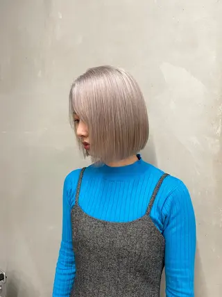 ミディアム 佐伯 和佳のヘアスタイル