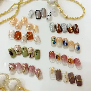 ネイル 🦋ネイルサロン ブラン🌈ゆりのネイルデザイン
