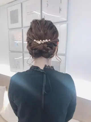 セミロング 髪質改善\艶髪カラー 💐園田さやかのヘアスタイル