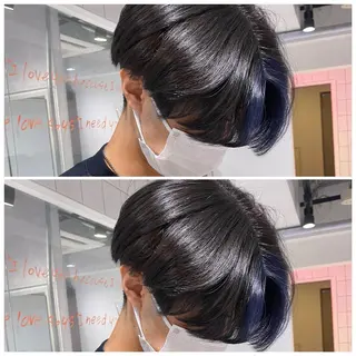 ショート カラー ヘアアレンジ メンズ 【メンズサロン】 BLUCK 横浜のヘアスタイル