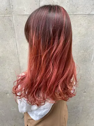 ロング カラー ⭐️エクステ指名 No.1⭐️高頭のヘアスタイル