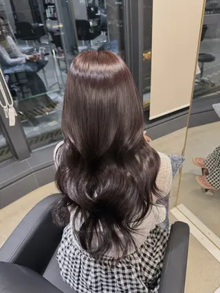 ロング カラー caho/大阪梅田 韓国ヘア♡のヘアスタイル
