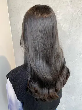 ロング カラー 【艶髪×韓国風】 毛流れ職人 RYOのヘアスタイル