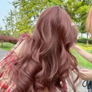 カラー suzuna/暖色 カラー💞/スパのヘアスタイル