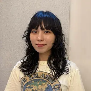 ミディアム 🦢パーマモデル 様募集中🦢AI🫧のヘアスタイル