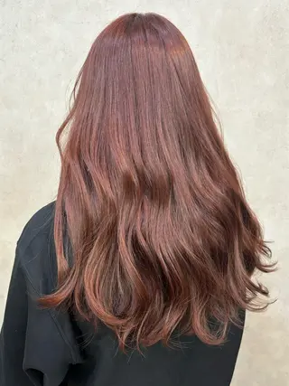 ロング カラー 【aini天王寺】 𝐚𝐢𝐫𝐢✂︎のヘアスタイル