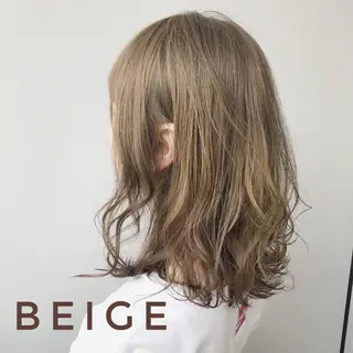 ミディアム カラー YU-KA ✂︎Rico.のヘアスタイル