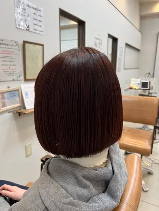 ミディアム 池田 菜摘のヘアスタイル