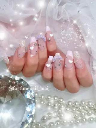 ネイル 🎀Mai 🎀7/7🈳⟡.·のネイルデザイン