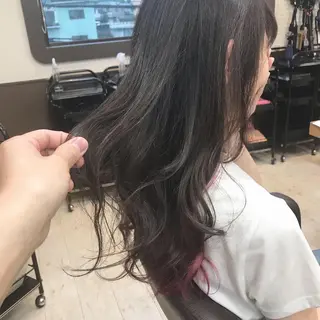 ロング カラー Lien 深井店のヘアスタイル