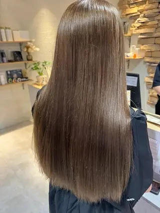 ロング カラー m i k u n aのヘアスタイル