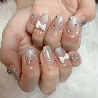ネイル 🎀nana🫧 ワンホンネイル🎀のネイルデザイン