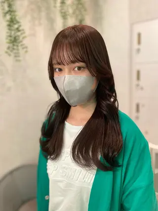 セミロング 永井 亮のヘアスタイル