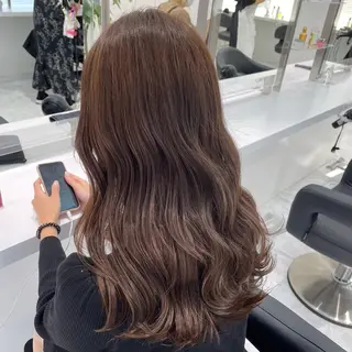 ロング カラー ふわっと抜け感🫧 ブラウンベージュ🤎のヘアスタイル