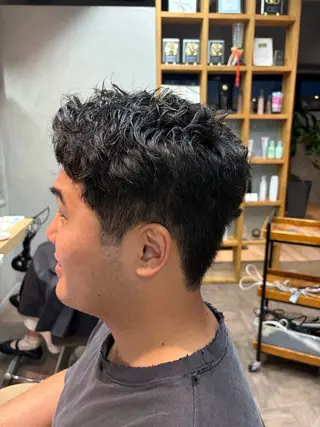 メンズ メンズカット パーマ飯野友喜のヘアスタイル