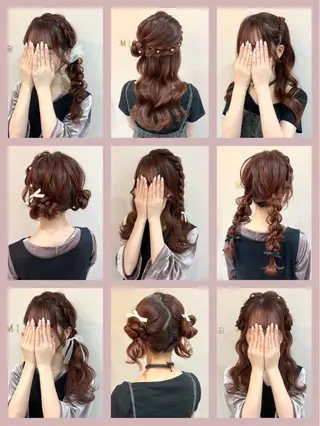 ヘアアレンジ エクステ&ヘアセット Milaのヘアスタイル