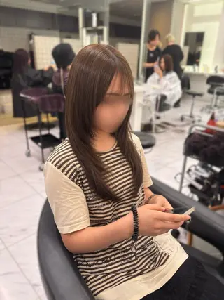 ロング カラー y2k✩︎⡱ハッシュ レイヤー/ブラウンのヘアスタイル