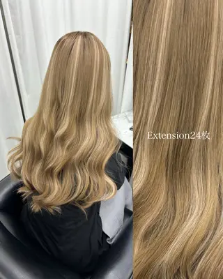 エクステ/ハイトーン /モデル募集中🖤のヘアスタイル