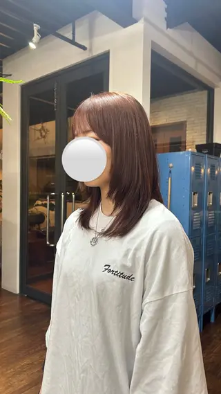 ミディアム 橋本 愛唯のヘアスタイル