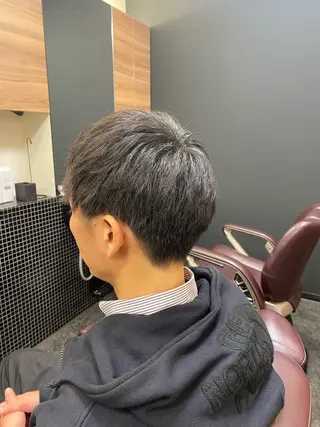 ショート メンズ メンズパーマモデル 大募集中のヘアスタイル
