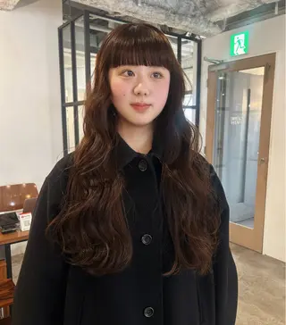 ロング カラー ヘアアレンジ 🎀suzuna 透明感colorのヘアスタイル
