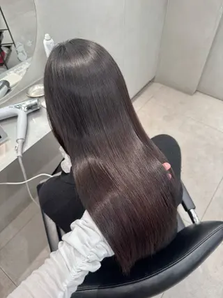 カラー saho😶️️꙳⟡ ミルクティーベージュのヘアスタイル