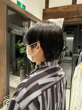 ショート カラー メンズ 林 美優のヘアスタイル