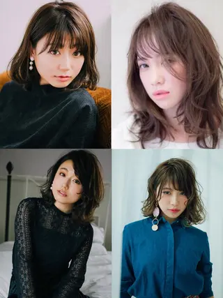 ミディアム ショート特化 💐川崎希💐のヘアスタイル