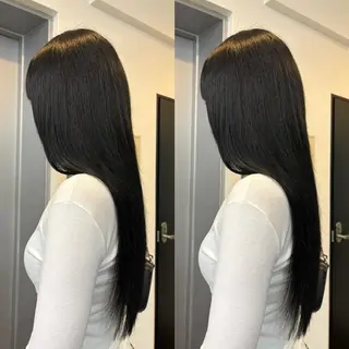 ロング カラー なんば、心斎橋🍓 ハイトーンnicoのヘアスタイル