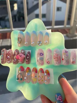 ネイル Nail ヌシん家 AKANEのネイルデザイン