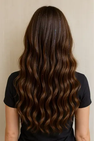 ロング カラー ヘアアレンジ ご褒美ネイルElle .M【エルマ】24hのネイルデザイン