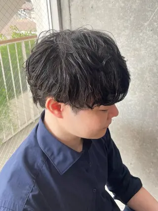 パーマ メンズ メンズモテパーマ💙 fuwaのヘアスタイル