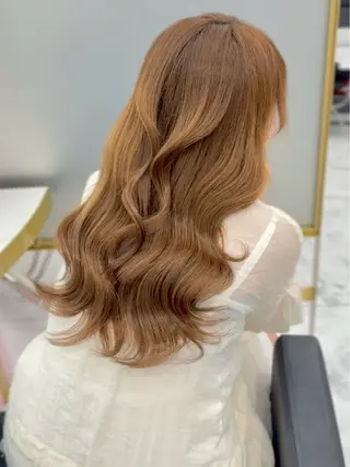 ロング カラー ヘアアレンジ ♦ブリーチなしカラー ×レイヤー♦中島良太のヘアスタイル