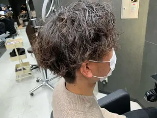 パーマ メンズ bateau よしきのヘアスタイル