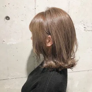 ミディアム カラー YU-KA ✂︎Rico.のヘアスタイル