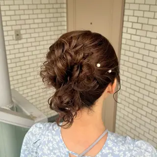 セミロング ヘアアレンジ 褒められヘアメイク /‎ボブ女子🐶みおのヘアスタイル