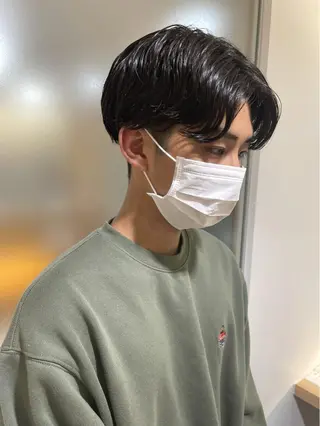 パーマ メンズ 佐藤 梨里花 ❤︎のヘアスタイル