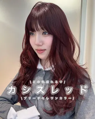 ロング 透明感🍨レイヤー ヘアセット/miyuのヘアスタイル