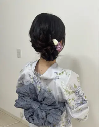 ロング ヘアアレンジ 大羅 海比のヘアスタイル