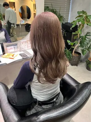 セミロング 🦋ゆな 髪質改善/ カラーモデル募集🦋のヘアスタイル